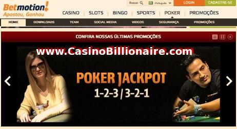 Betmotion - casino, bingo, esportes e jogos de apostas