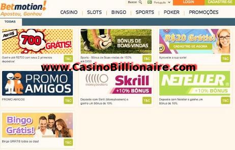 Betmotion - casino, bingo, esportes e jogos de apostas