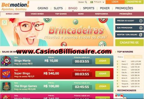 Betmotion - casino, bingo, esportes e jogos de apostas