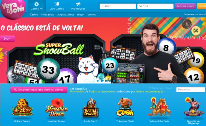 Cassino Vera&John promoção