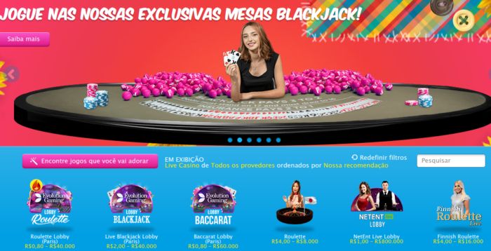 Cassino Vera&John promoção